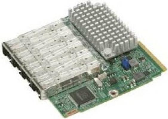 Supermicro AOC-MTG-I4S - Built-in - Wired - Fiber - 100000 Mbps - Green - Silver (PCI-E x8)
