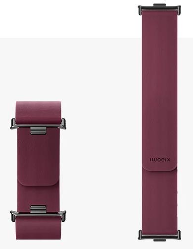 Actual product image Xiaomi Strap Magnetic Quick Release Strap | Berry Red (Thermoplastic polyurethane (TPU))