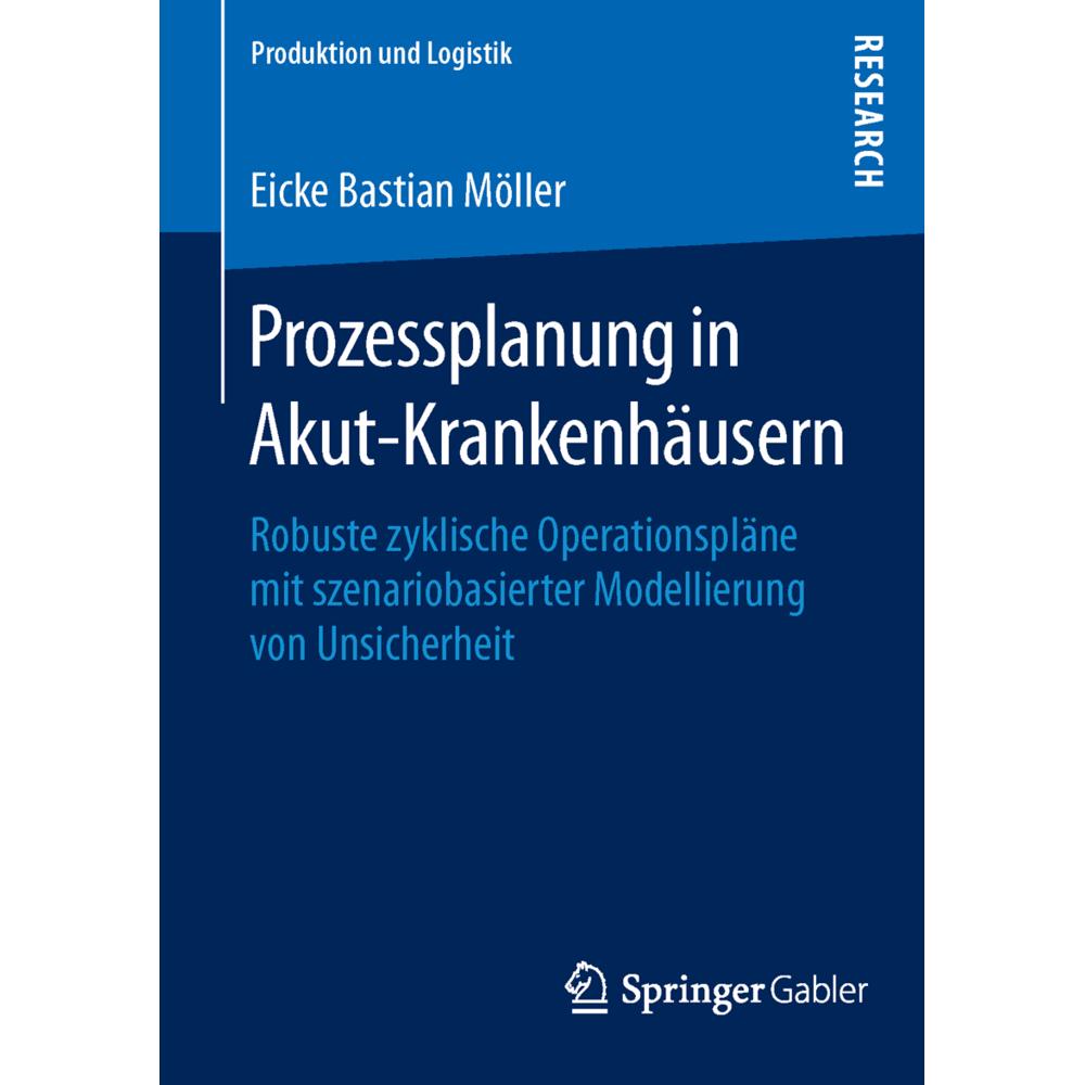 Prozessplanung in Akut-Krankenhäusern, Fachbücher von Eicke Bastian Möller