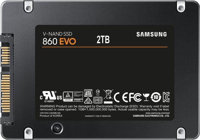 Image du produit Samsung 860 EVO Basic (2000 Go, 2.5")