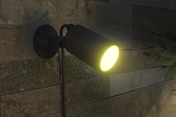 Actual product image Hama WLAN garden light incl. ground spike, waterproof, coloured, dimmable (450 lm, IP65)