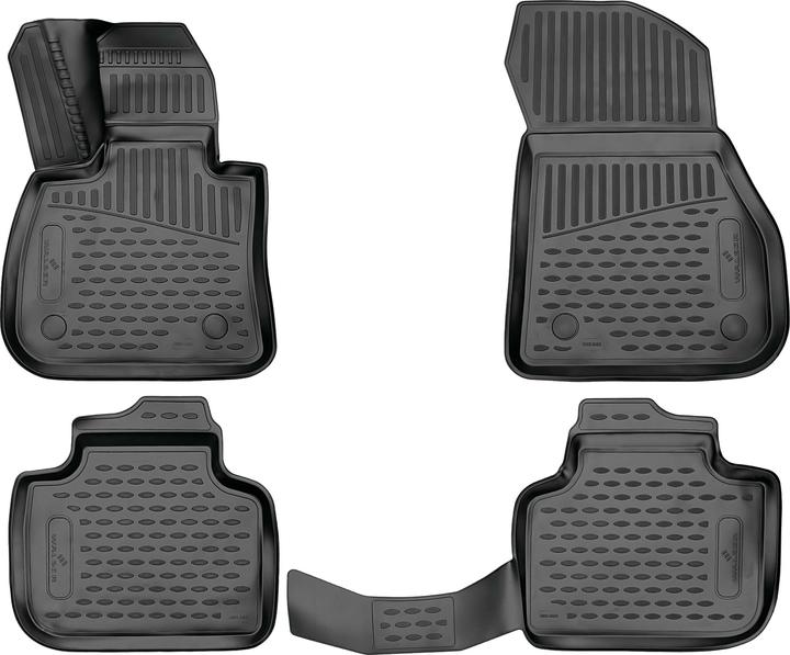 Produktbild Walser Fumatten passgenaue Auto Gummimatten XTR für BMW X1 (F48) 11/2014-Heute (2 Vordermatten + 2 Rückmatten)