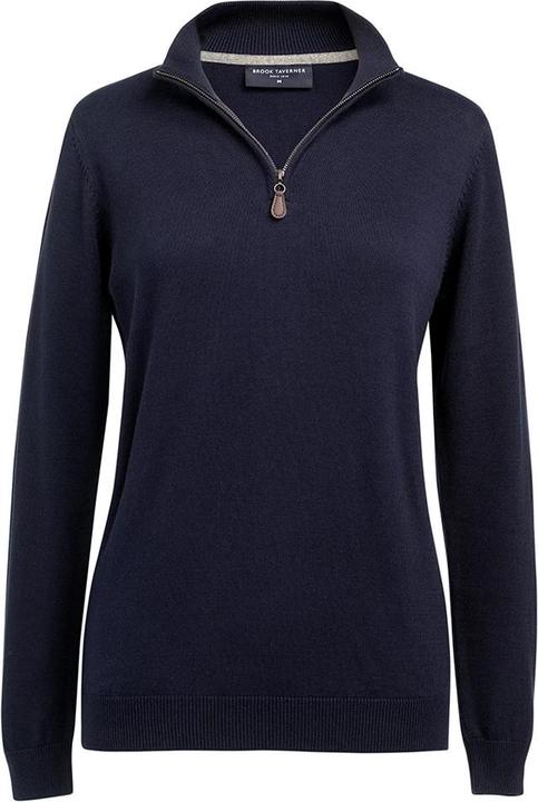 Brook Taverner Taylor Pullover mit kurzem Reissverschluss