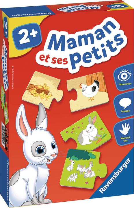 Immagine prodotto Ravensburger La mamma e i suoi piccoli (Francese)