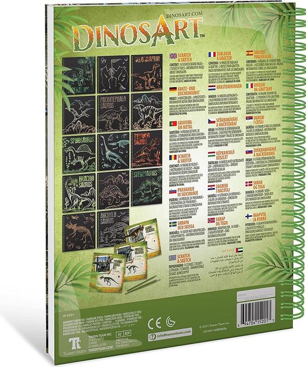 Immagine prodotto DinosArt Dino gratta e disegna