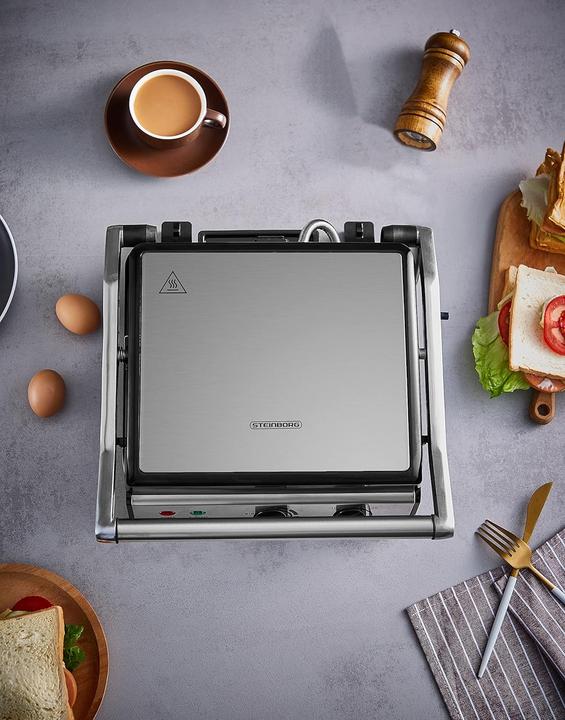 Image du produit Steinborg Kontaktgrill mit abnehmbaren Platten