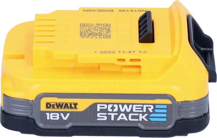 Productafbeelding DeWalt Accuset DCBP 034 E3 3x Powerstack accu 18 V 1,7 Ah / 1700 mAh XR Li-Ion - met laadindicator (18 V)