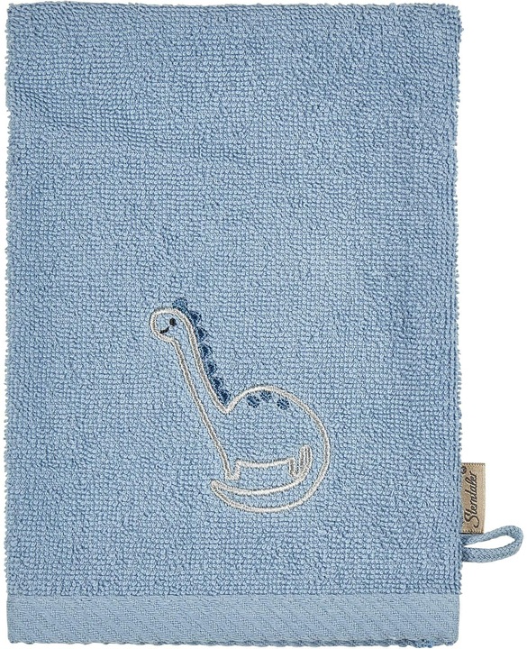 Immagine prodotto Sterntaler Guanto per lavare i bambini Dino Rexi set di 2 blu/beige