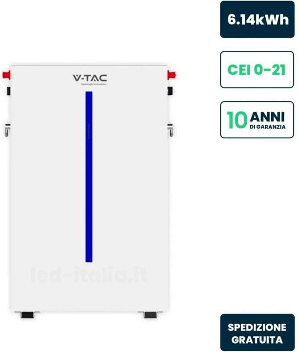 Actual product image V-TAC LiFePO4 battery