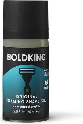 Actual product image Boldking Foaming Shave Gel for Men - All Skin Types 75ml (75 ml, Shaving gel)