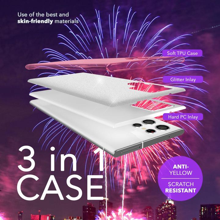 Image du produit Nalia Étui hybride pailleté (Samsung Galaxy S24 Ultra)