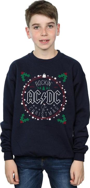 Immagine prodotto AC/DC Christmas Circle Felpa Ragazzi (152, 158)