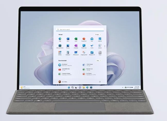 Actual product image Microsoft Surface Pro 9 for business (13", Microsoft SQ3, 16 GB, 256 GB, Without keyboard layout)