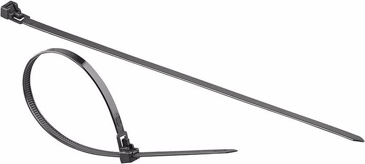 Produktbild AGT 100er-Set wiederverschliessbare Kabelbinder (Kunststoffkabelbinder, 300 mm, 100 Stk.)