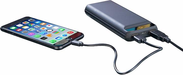 Immagine prodotto Revolt Banca di potenza USB dal design sottile (20000 mAh, 10.50 W, 74 Wh)