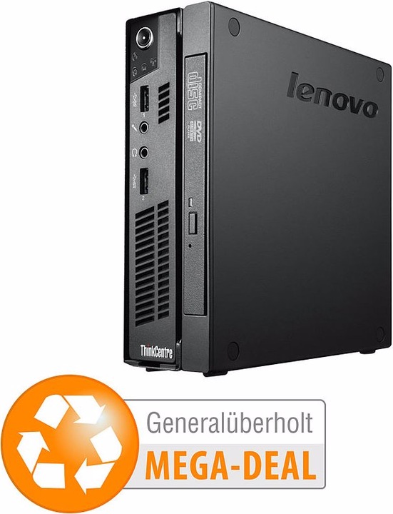 Produktbild Lenovo Thinkcentre M92p Tiny (generalüberholt) (Intel Core i5-3470T, 8.19 GB)