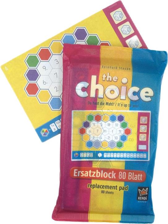 Kendi Games The Choice replacement block (English, French, German, Italian, 2 - 4 Players)