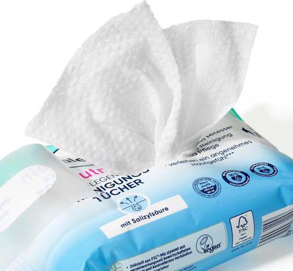 Produktbild dm Balea Pflegende Reinigungstücher (Reinigungstücher Gesicht)