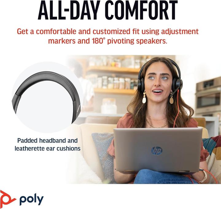 Produktbild Poly Blackwire 8225 (Kabelgebunden, USB-A, Microsoft Teams, Zoom)