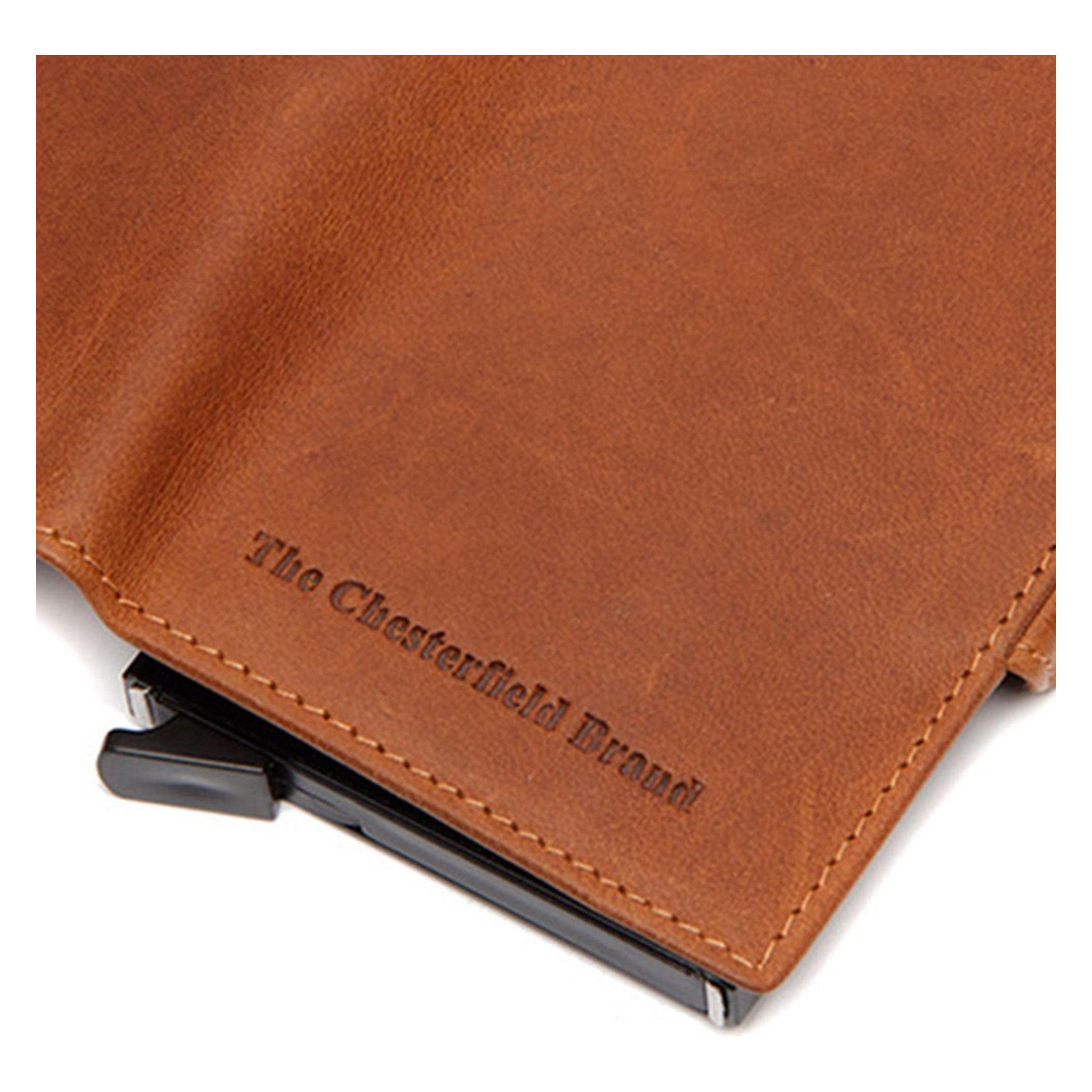 The Chesterfield Brand, Herren, Portemonnaie, Lagos Kreditkartenetui Rfid Schutz Leder 6.5 Cm, Braun
