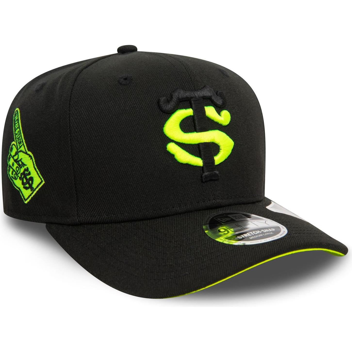 Thumbnail - New Era, Herren, Cap, 9Fifty Stretch Snapback Cap - Stade Toulousain Rugby, Schwarz, (M)