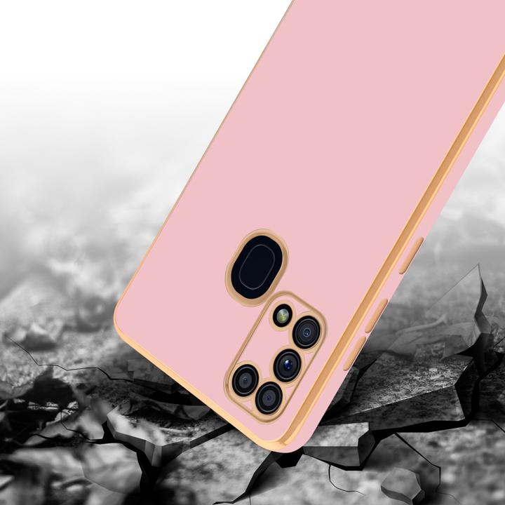 Actual product image Cadorabo Case for Samsung Galaxy M31 in TPU with camera protection LM130 Style (Samsung Galaxy M31)