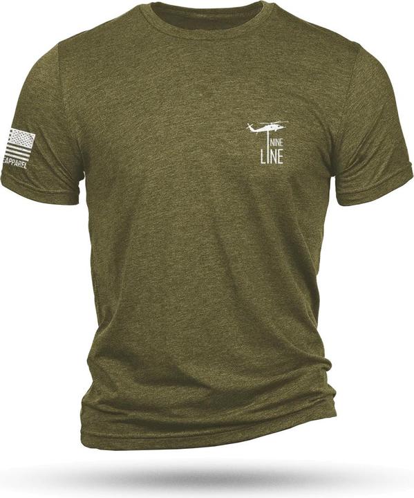 Actual product image Nine Line T-Shirt 5 THINGS, olive (XL)