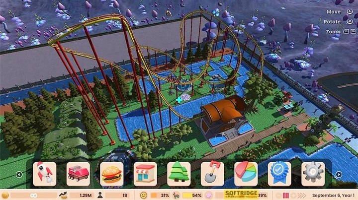 Actual product image Atari RollerCoaster Tycoon Adventures Deluxe (PS5, DE)