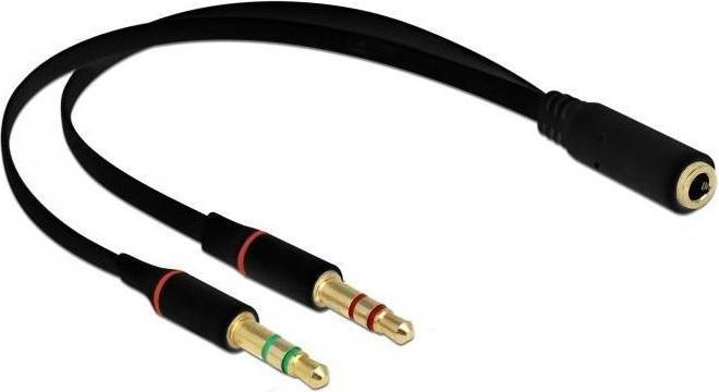 Delock 2 x jack da 3,5 mm - presa da 3,5 mm (0.20 m)