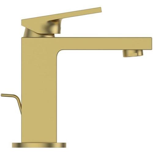 Ideal Standard, Rubinetteria per bagno, IDS Waschtischarmatur EXTRA Ausl 111 m Ablaufgarnitur brushed gold