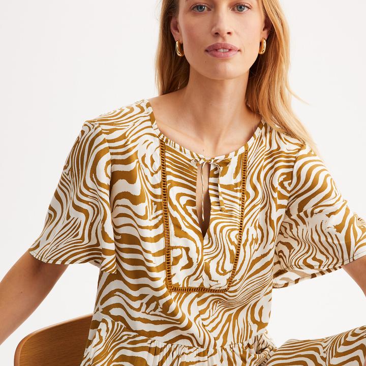 Immagine prodotto Anne Weyburn Kleid mit Animal-Print (50)