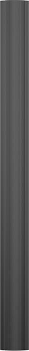 Actual product image Multibrackets Top shelf cable duct 139x1600, aluminium, black (Duct, 160 cm)