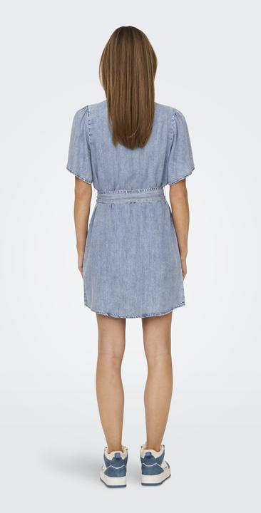 Immagine prodotto Only Vestibilità regolare Colletto a camicia Maniche a barchetta Abito corto Abito in denim (XS)
