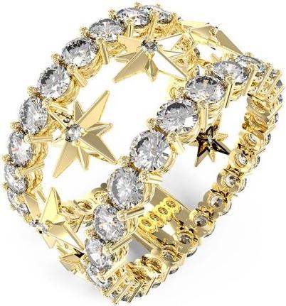 Actual product image Guess Charming In The Sky JUBR03320JWYG Gold Plated Ring - Circuit: 52 mm (52)