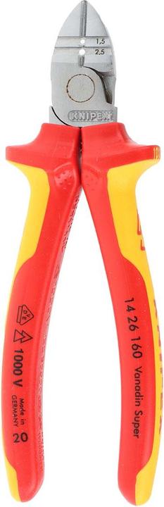 Immagine prodotto Knipex Tronchese laterale con spelacavi (160 mm)