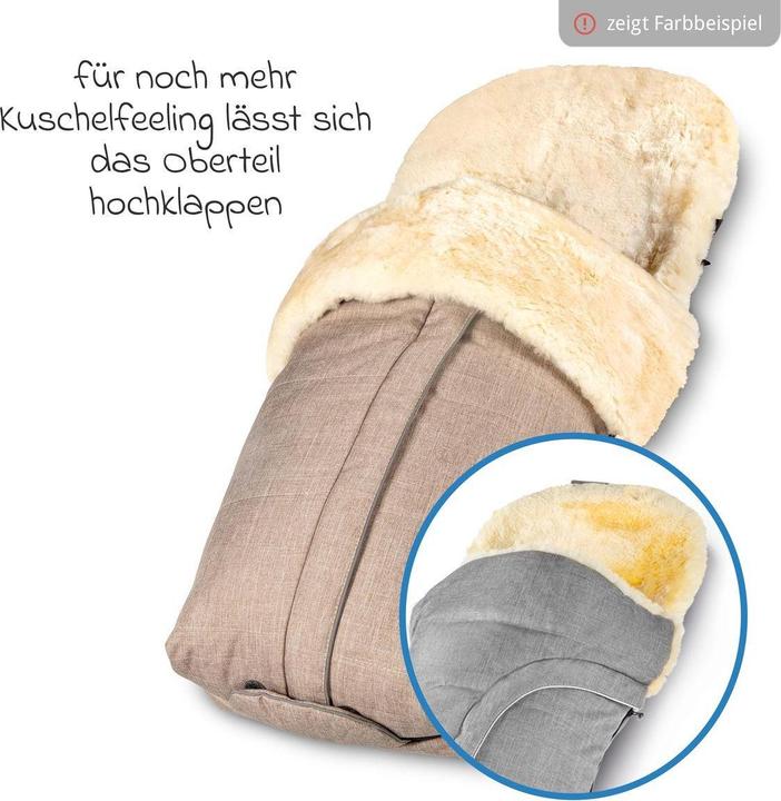Actual product image Fellhof Kinderwagenfellsack Cortina / Fusssack