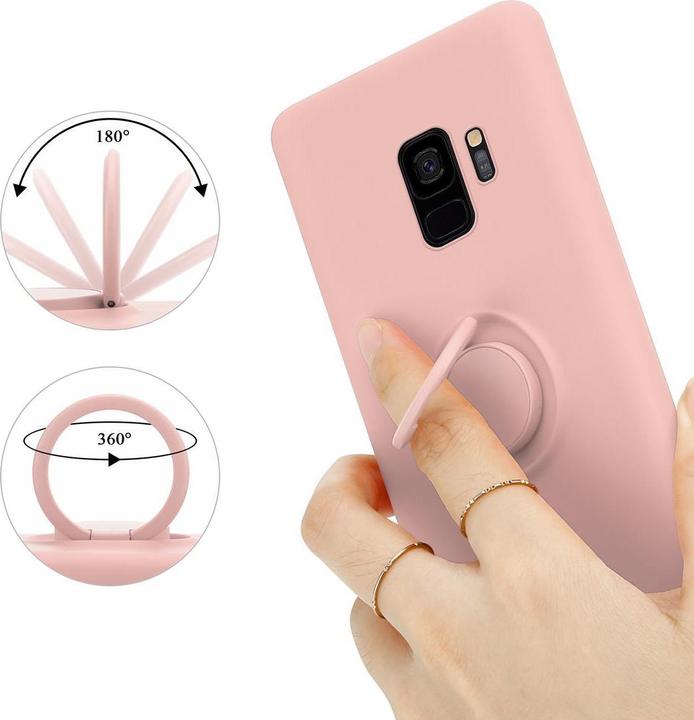 Actual product image Cadorabo TPU Liquid Ring Silicone Case Cover (Samsung Galaxy S9+)