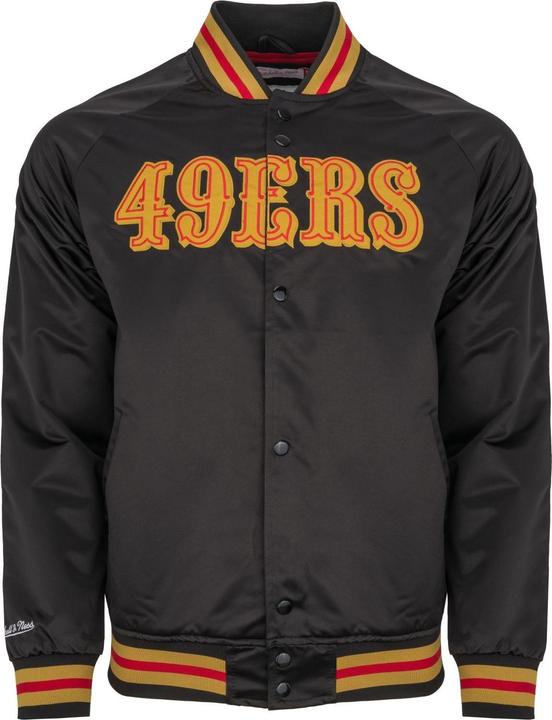 Actual product image Mitchell & Ness M&N Lightweight Satin Jacket - San Francisco 49ers - M (M)