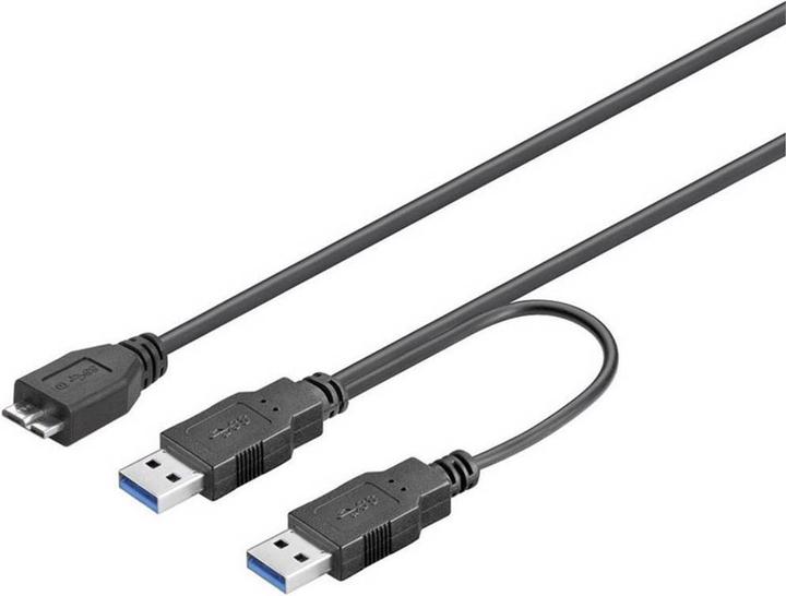 Actual product image Goobay USB 3.0 connection cable (0.30 m, USB 3.0)