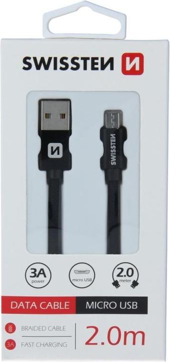 Immagine prodotto Swissten Cavo dati tessile USB / Micro-USB 2.0 M (2 m)