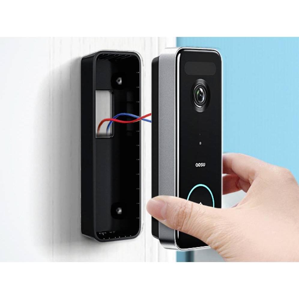 Thumbnail - Aosu, Klingel + Türsprechanlage, V8P Video-Türsprechanlage WLAN Komplett-Set 1 Stück Grau, Weiss (WLAN)