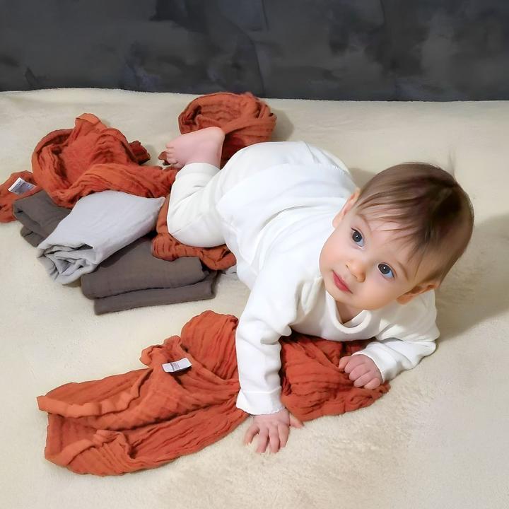 Actual product image Makian Mullwindeln & Mulltücher Mullwindel / Mulltuch 6er Pack 70 x 70 cm (70 cm, 70 cm)