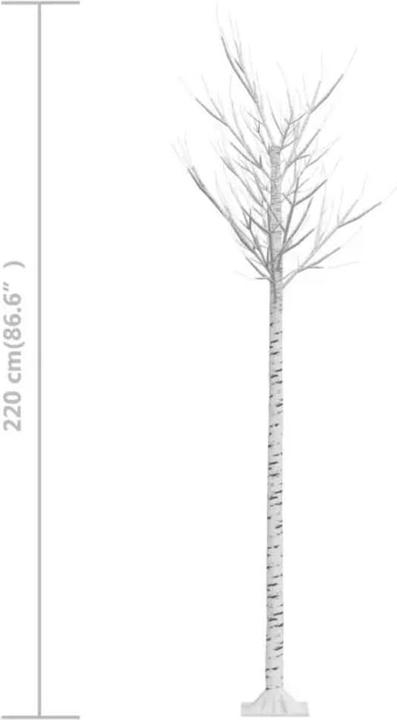 Produktbild vidaXL Weihnachtsbaum (220 cm)