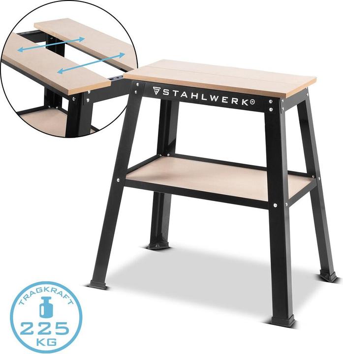 Image du produit Stahlwerk Support de machine (58 cm, 82 cm)