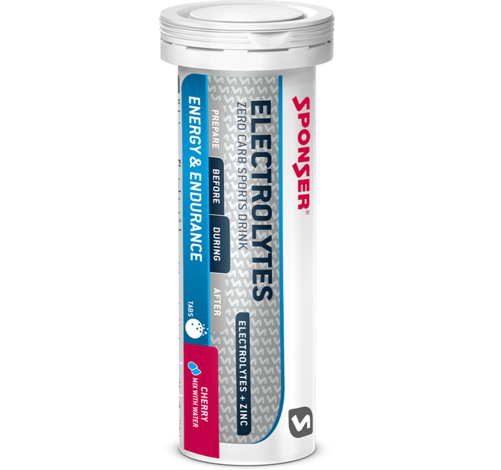 Actual product image Sponser Electrolytes Tabs (Cherry, 1 x)