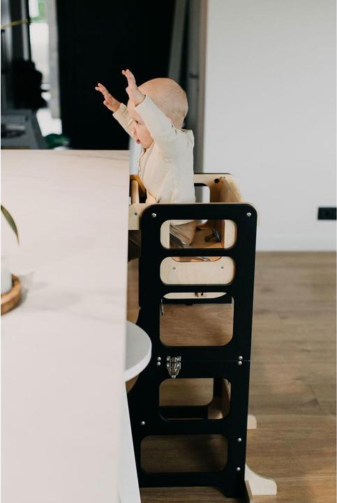 Image du produit Duck Woodworks klappbarer Lernturm und Hochstuhl