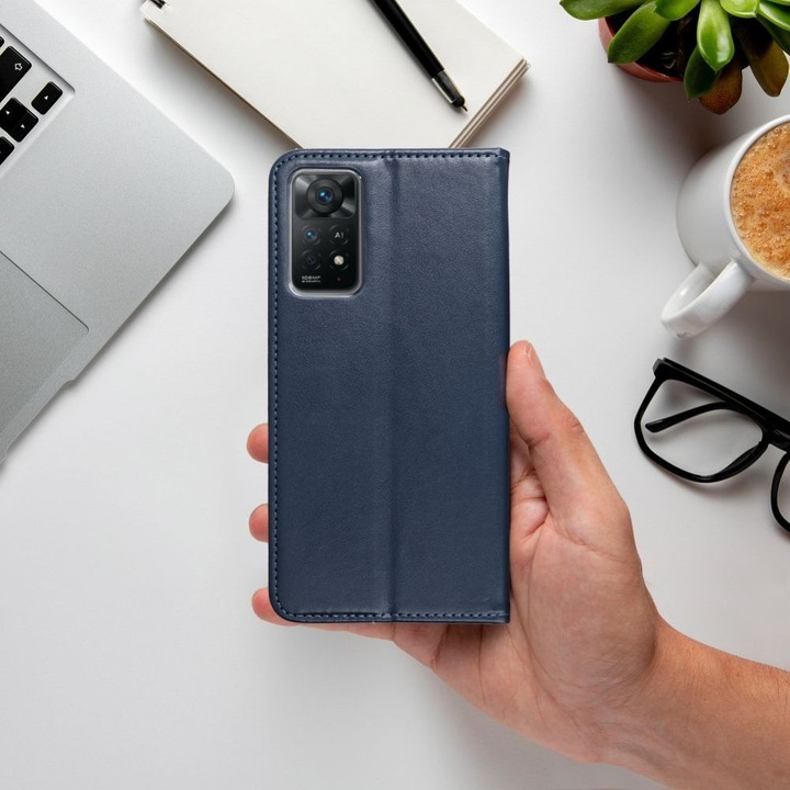 Produktbild OEM Book case SMART MAGNETO Book case for XIAOMI Redmi Note 13 Pro 4G navy (Xiaomi Redmi Note 13 Pro 4G)