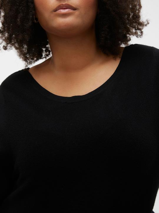 Produktbild Vero Moda VMCNANCY LS BOATNECK DRESS GA EXC CUR Strickkleid (50)