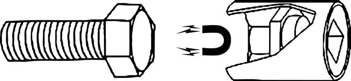 Actual product image HAZET Magnetic insert ∙ for sockets 960MGT ∙ Outside hexagon profile (14 mm, 18 mm, 11 mm, 12 mm, 17 mm, 15 mm, 13 mm, 16 mm, 10 mm)