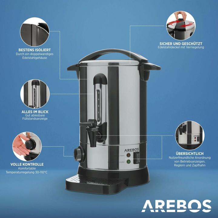 Image du produit Arebos Chaudière à vin chaud